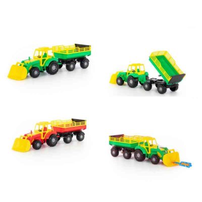 35363 "Алтай" трактор с прицепом №2 и ковшом