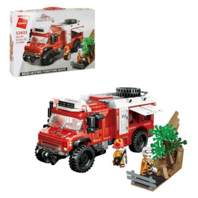 12023 Конструктор пластиковый "Пожарная машина" 656 дет