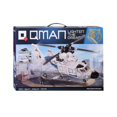 11019 Конструктор пластиковый "Полицейский вертолет" 745 дет.