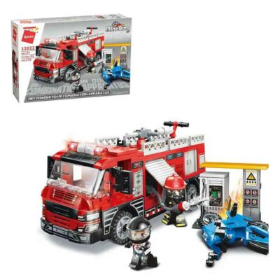 12022 Конструктор пластиковый "Пожарная машина" 275 дет