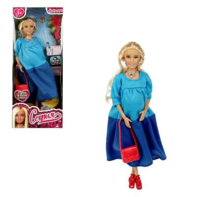 66001B3-BF7-S-BB Кукла 29 см София беременная тройней, руки и ноги сгиб АКЦИЯ!!!!!!