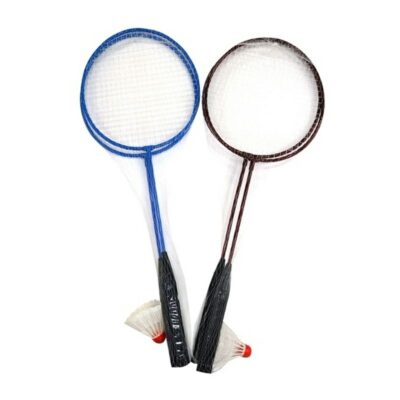 N-163 Бадминтон Next металл., волан, в ассорт. в сетке АКЦИЯ!!!!!!