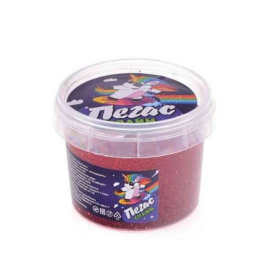 Слайм Прихлоп пегас голография красный 90 грамм