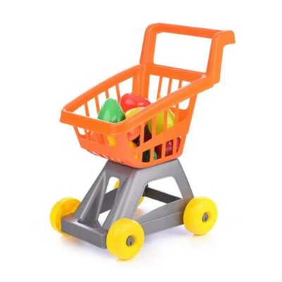 09454 Игровой набор "Это полезно!" овощи и фрукты в тележке