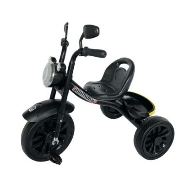 F8B Велосипед трехколесный, черный, фара со свет./звук АКЦИЯ!!!!!!!