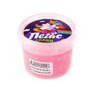 Слайм Прихлоп пегас битое стекло красный 90 грамм