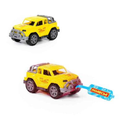 84668 Автомобиль "Легионер-мини" (жёлтый) (в сеточке)