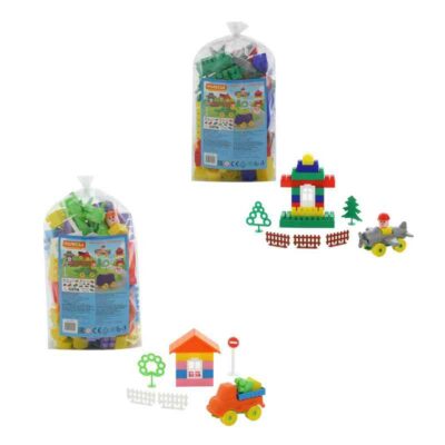 52520 Конструктор "Строитель" (92 элемента) (в пакете)