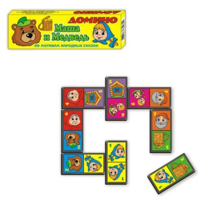 01118 Домино "Маша и медведь"