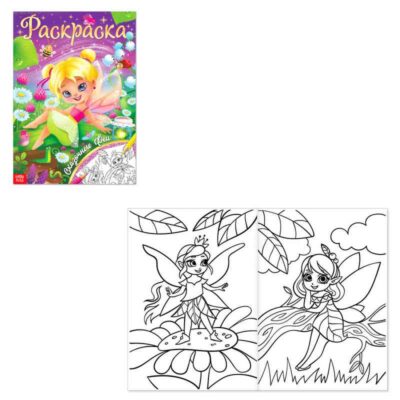 4662384 Раскраска "Сказочные феи" 16 стр 4662384