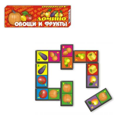 01122 Домино "Овощи и фрукты"