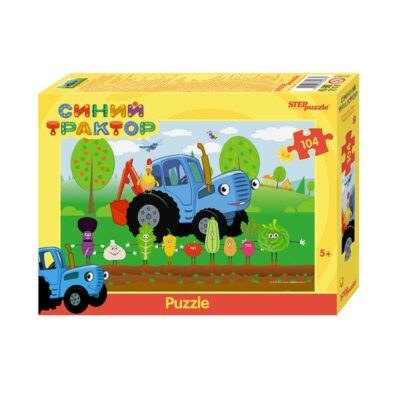 82267 Пазл 104 "Синий трактор" (Биг Папа)