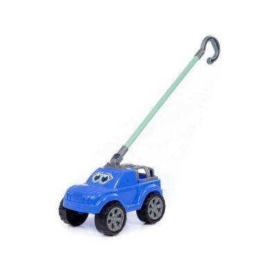 75014 Автомобиль-каталка "Боби" с ручкой (синий)