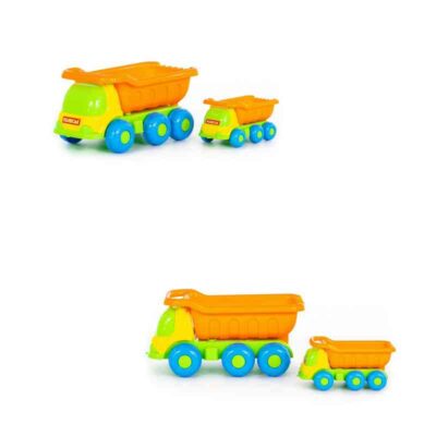 4281 Набор №266: "Кеша", автомобиль-самосвал + "Яша", автомобиль-самосвал