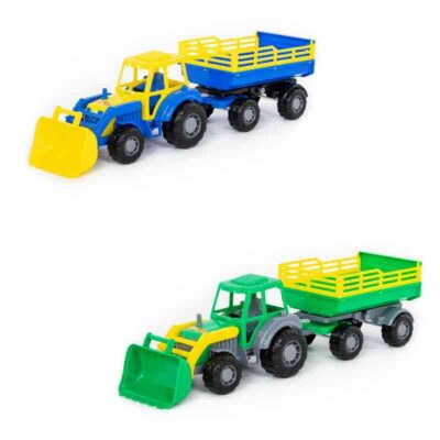 35288 "Мастер", трактор с прицепом №2 и ковшом