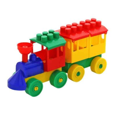 2037 Конструктор - Паровоз с 1 вагоном