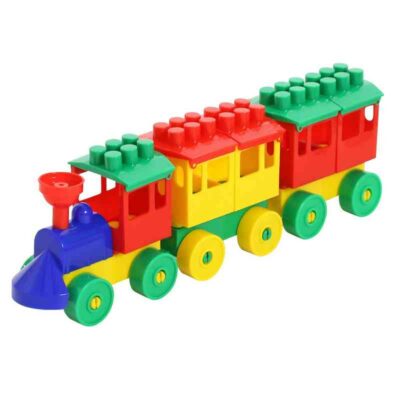 2044 Конструктор - Паровоз с 2 вагонами