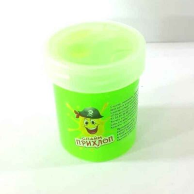 Слайм Прихлоп туба лаймовый 40 грамм