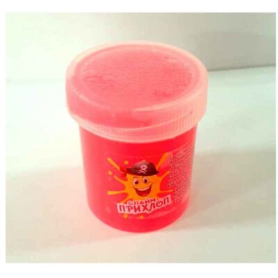 Слайм Прихлоп туба красный 40 грамм