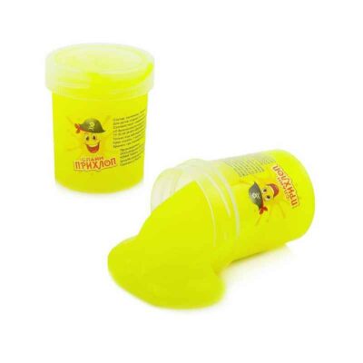 Слайм Прихлоп туба желтый 40 грамм