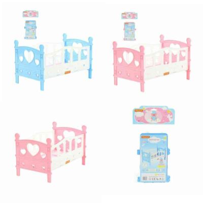 62048 Кроватка сборная для кукол №2 (5 элементов) (в пакете)