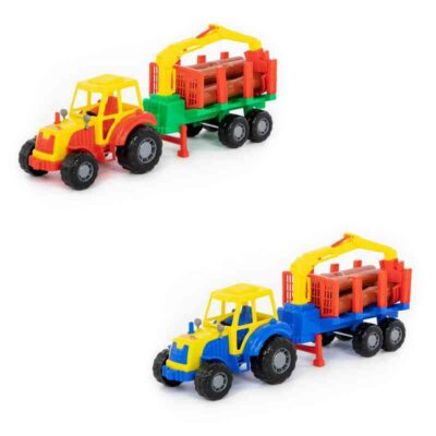 35295 "Мастер" трактор с полуприцепом-лесовозом