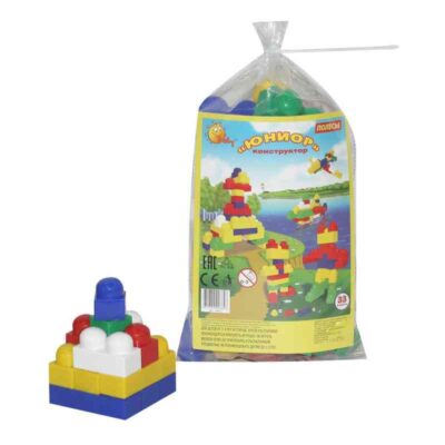 6646 Конструктор "Юниор" (33 элем. в мешке)