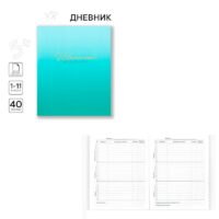 10208109 Дневник школьный для 1-11 класса, в мягкой обложке, 40 л