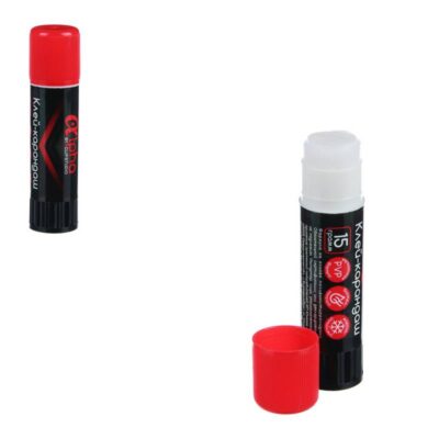 586-016 Клей-карандаш 15 гр "Альфа", быстросохнущий, улучшенная формула