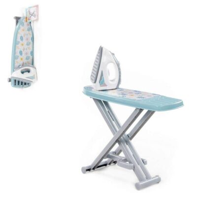 67453 Набор игровой "Утюжок №3 с гладильной доской" (серо-голубой) (в сеточке)
