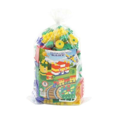 0576 Конструктор "Строитель" (Большой, 115 элем. в мешке)