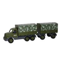 48653 Сталкер, автомобиль бортовой тентовый военный с прицепом