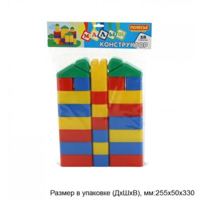 61782 Конструктор "Малыш" (28 элементов) (в пакете)