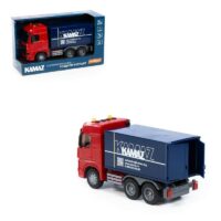 07835 KAMAZ, автомобиль-фургон инерционный (со светом и звуком) (в коробке)
