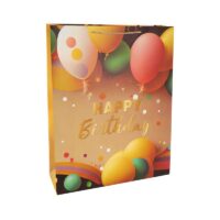 504331 Пакет подарочный, 210гр, Happy Birthday, Праздничный микс, 55*43*15 см, 1 шт.