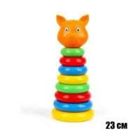 ПЖЛ008 Пирамида Животные Лиса высота 30 см