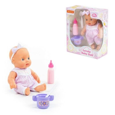 78285 Пупс "Славный" (24 см) + набор для кормления (3 элемента) (в коробке)