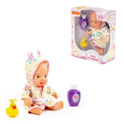 78292 Пупс "Славный" (24 см) + набор для купания (2 элемента) (в коробке)