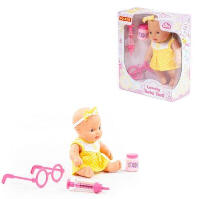 78308 Пупс "Славный" (24 см) + набор "Доктор" (3 элемента) (в коробке)