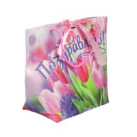 PBXL-114650-FLW Пакет-сумка, цветы, размер xl