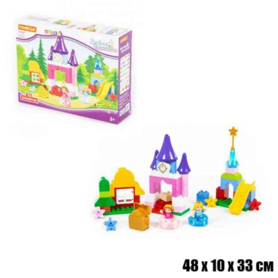 77707 Конструктор "Макси" - "Весёлая принцесса" (70 элементов) (в коробке)