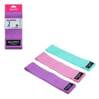 093-010 SILAPRO Фитнес-резинка тканевая, 8x70см, (30кг, 45кг, 75кг), полиэстер, латекс