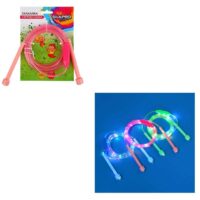 190-001 SILAPRO Скакалка светодиодная 2.8м, d=4.6мм, 3 реж.