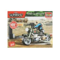 70068-XY Конструктор солдат на мотоцикле, 89 дет.