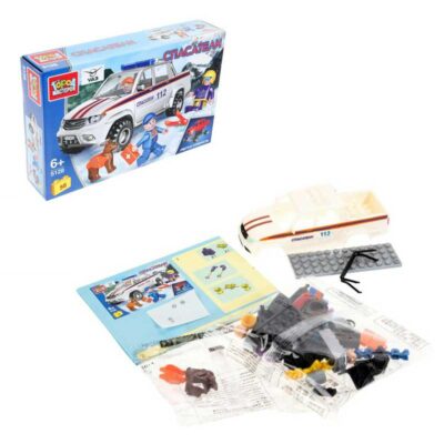 SB-5128 Конструктор UAZ PICKUP горные спасатели, 56 дет АКЦИЯ!!!!!!!