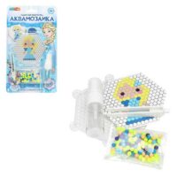 AQUABLIST-124276 Аквамозаика на блистере снежная принцесса
