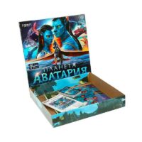 Планета Аватария.  Настольная игра-ходилка квадрат. Премиум. 40 карточек