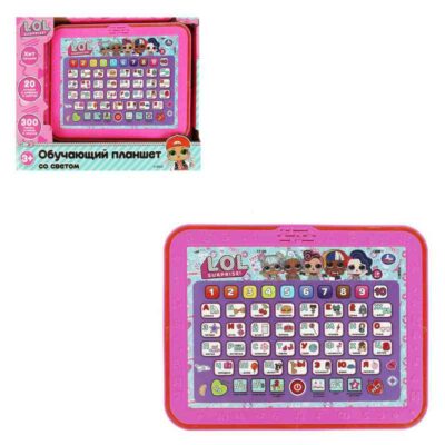 HT1134-R4 Обучающий планшет ЛОЛ 300 песен,стихов и звуков.азбука.свет