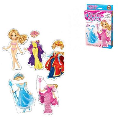 03175 Одень куклу. "Принцесса София" (на липучках)