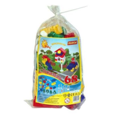 36094 Конструктор "Строитель" (68 элем. в пакете)